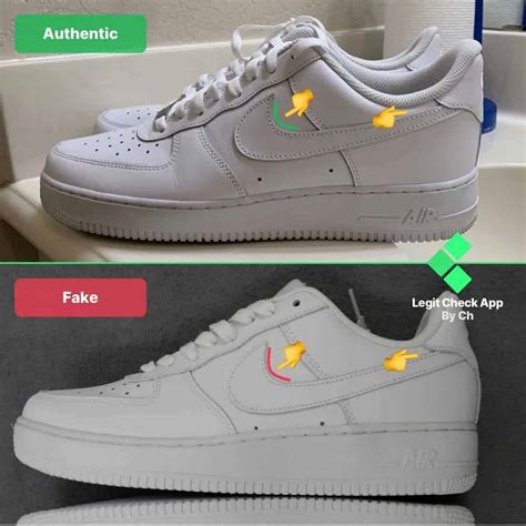 nike fake air force|air force 1 real check.